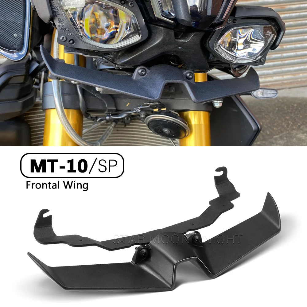 Für yamaha MT-10 mt10 mt 10 sp 2022-zubehör sport abtrieb nackt forntal spoiler aero dynamischer flügel ab weiser vorderspoiler Image