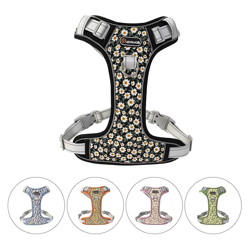 No-Traction Hunde geschirr reflektierende Weste Outdoor Walking Training Brustgurt japanische Akita mittlere und große Hunde zubehör Image