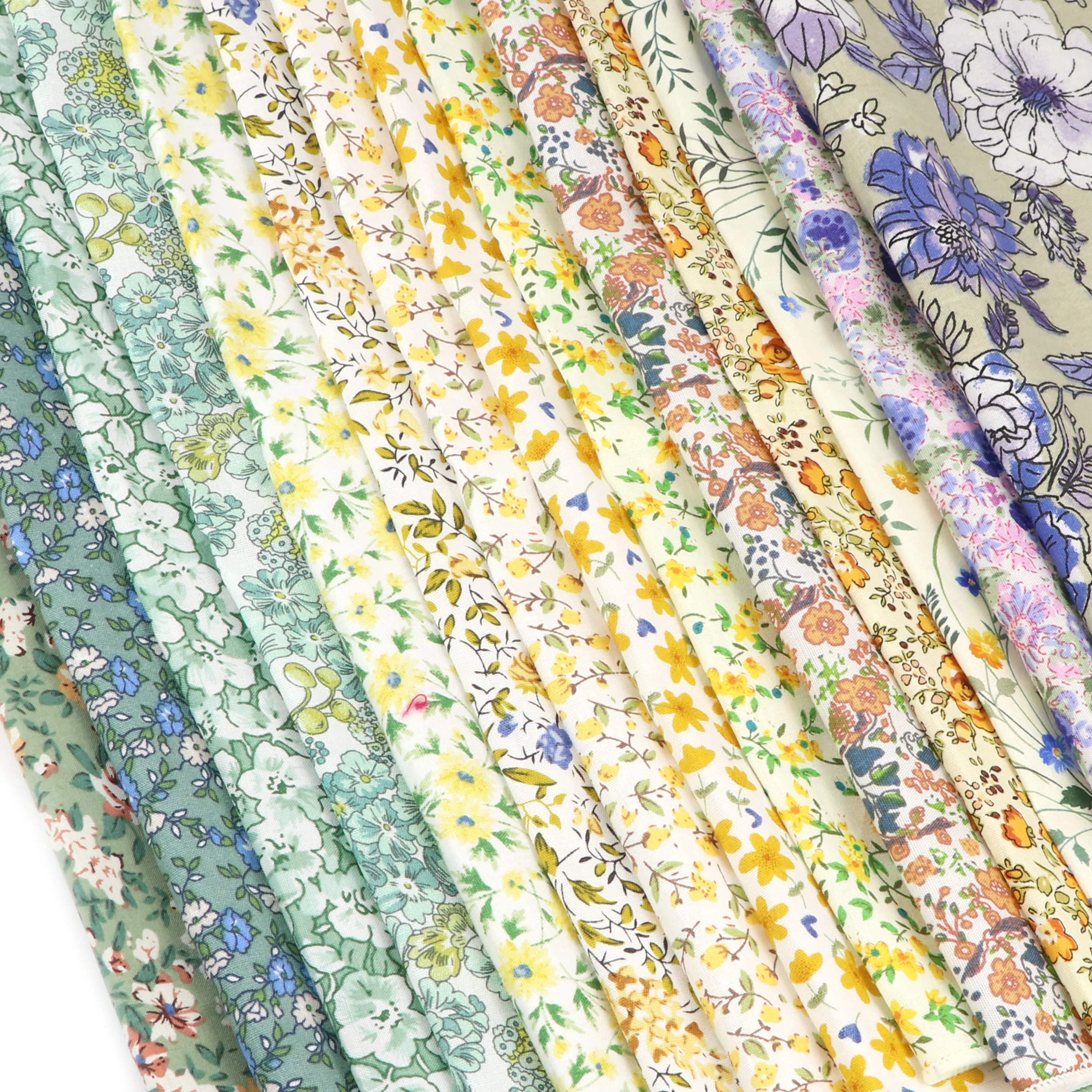 Wunderschönes grün-blaues Blumen-Taschentuch aus 100 % Baumwolle, elegant, bunt, 26 cm, Einstecktuch für Männer und Frauen, Anzug, Brusttuch, Geschenk Image