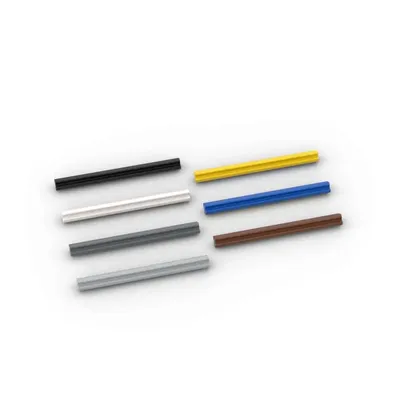 Moc 10pcs 3706 Achse 6l Bausteine Kit High-Tech-Stecker Verbindungs achse Ziegel Lernspiel zeug Image