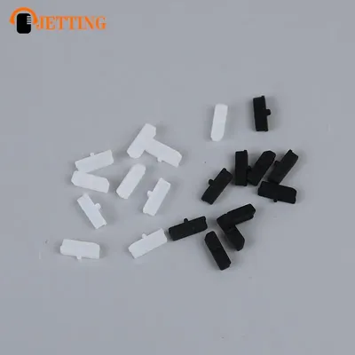 10Pcs/Set Dust Plug For Display Port Protective Cover Rubber Covers Dust Cap For Computer DP Connector Card Notebook General