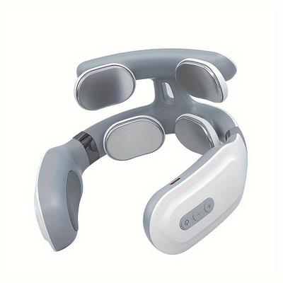 Portable Neck Shoulder Massager With Deep Tissue Kneading USB Rechargeable