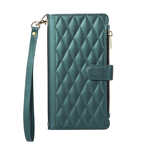 Handy Hülle Handyhüllen Für iPhone 17 Pro Max 17 Air 16 15 14 Pro Max Plus 13 12 11 Pro Max Mini Brieftaschenhülle Mit Ständer Magnetisch Reisverschluss Retro TPU PU-Leder Image