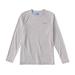 Orvis Men's Dricast Crew Shirt, Light Gray Heather SKU - 635500