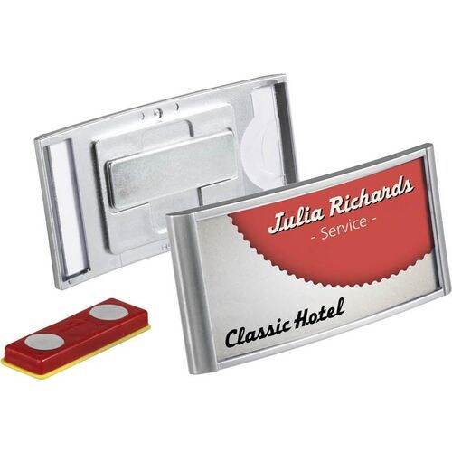 DURABLE Classic Namensschilder Magnet 8,3 x 5 x 23,8 cm ABS (Acrylnitril-Butadien-Styrol) 10 Stück Image
