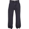 Bequeme Jeans KARL KANI "Karl Kani Herren KK Small Signature Baggy Five Pocket Denim", Herren, Gr. 38, Normalgrößen, schwarz (vintage schwarz), 100% Baumwolle, unifarben, casual, normal, Jeans