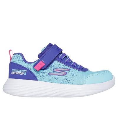 Skechers Girl's GO RUN 400 V.2 Sneaker | Size 2.5 | Purple/Turquoise | Textile/Synthetic