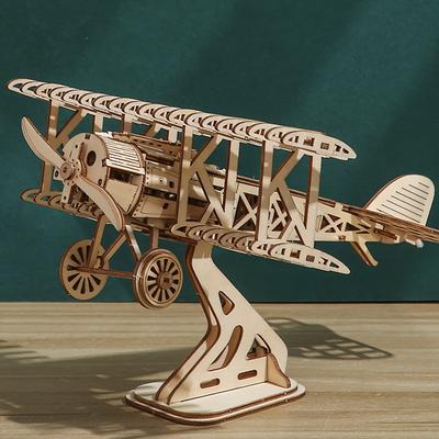 TEMU 3d Wooden Wood Diy Bi- Model Kits