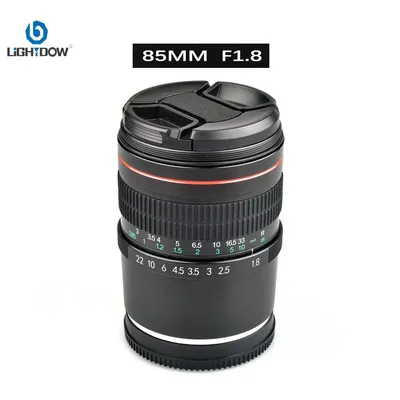 Light dow 85mm f2.5 mittlere tele photo portrait linsen für canon r8 r10 r50 r5 r5c r6 r ra rp mark ii r7 r100 spiegellose kameras
