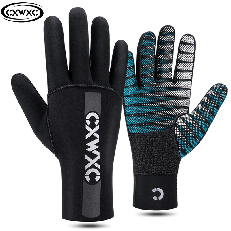 New-cxwxc Neopren handschuhe Tauchen Neopren anzug handschuhe m Thermal Winter Schwimm handschuhe zum Schnorcheln Tauchen Surfen Kajakfahren Image