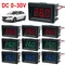 DC 0-30V Digital Voltmeter Auto Boot Motorrad LED Anzeige Volt Spannungs messer Mini Tester Panel