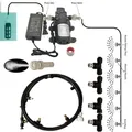 Spruzzatore d'acqua nero 6-18 metri pompa elettrica da giardino nebulizzatore sistema di nebulizzazione nebulizzatore per fiori pianta irrigazione serra