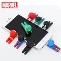 Disney Marvel Spiderman custodia protettiva USB Iron Man Hulk Venom Figure Cartoon Silicone cavo dati morso copertura protettiva giocattoli