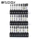 Set di punte per cacciavite da 50 mm 1/4 Trapano a percussione Testa in batch Torx Esagonale Croce Plum Blossom Testa Punte per cacciavite magnetiche a prova di manomissione