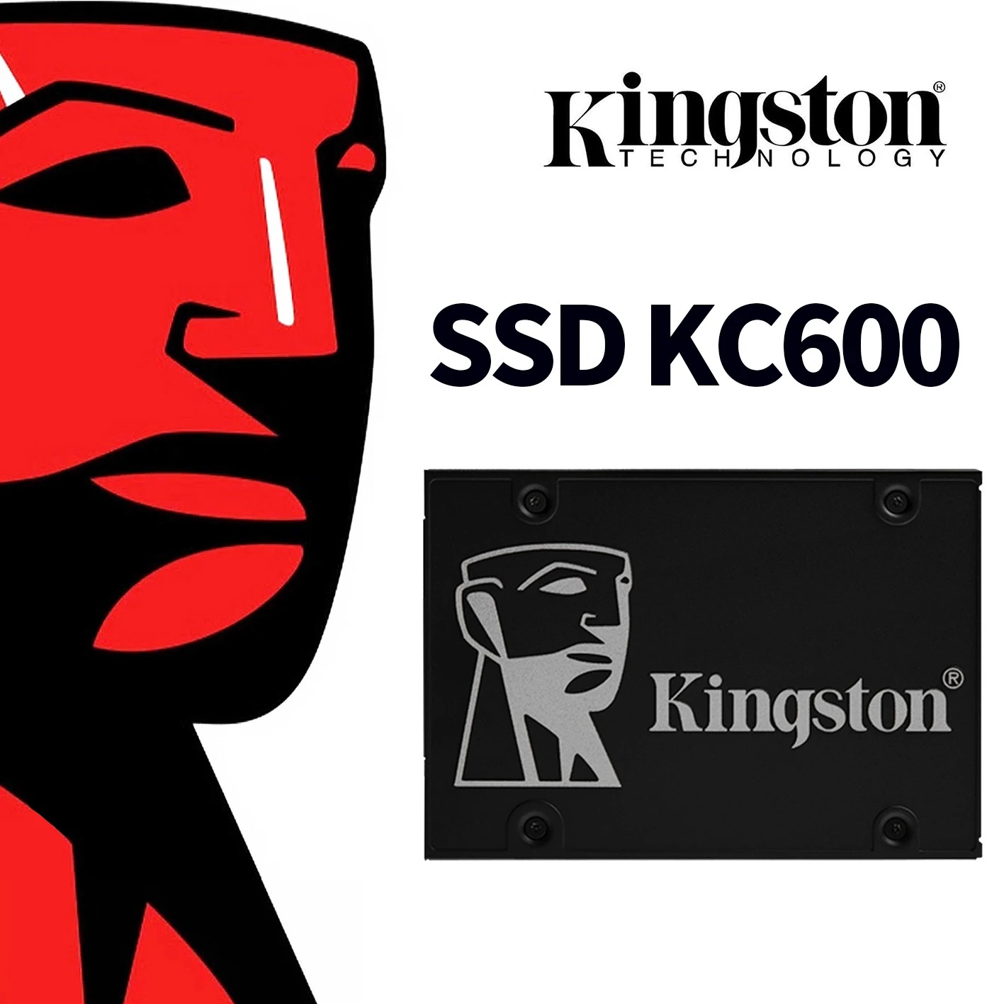 Kingston KC600 SSD 2TB 1TB 512GB 256GB SATA 3 2.5 pollici unità a stato solido interna 512GB HDD Hard Disk HD SSD 1TB Notebook PC