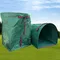 Borsa per la raccolta di foglie da giardino semicircolare da 1 pezzo, borsa da giardino tipo collettore di polveri da giardino, sacco della spazzatura con foglie da giardino