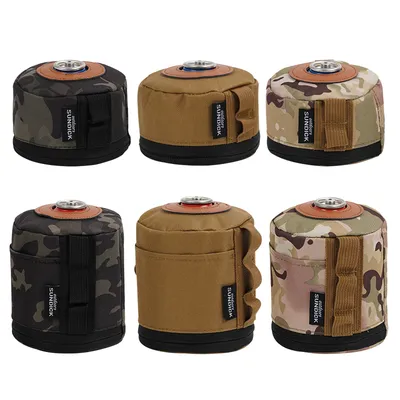 Gas Kanister Abdeckung Tragbare Gas Tank Box Gas Tank Lagerung Tasche Camping Gas Kanister Camping Lampe Tasche für Camping Wandern