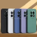 Per Realme 12 4G Custodia in silicone liquido Custodia semplice Realme 12 4G Cover TPU Anti-goccia Custodia protettiva per telefono Custodia Realme 12