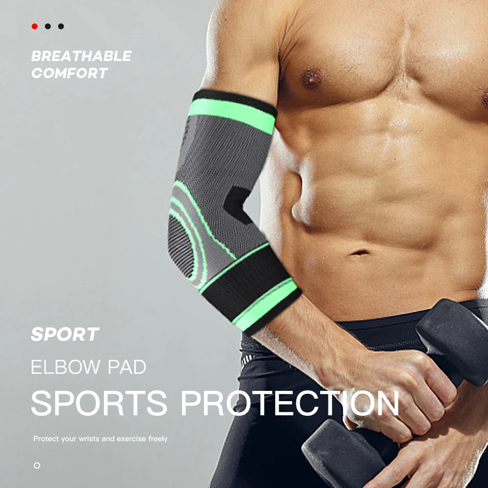 1 pc Ellbogens tütze elastische Fitness Fitness Nylon Schutz polster absorbieren Schweiß Sport Sicherheit Basketball Spiel Arm Ärmel Ellbogens tütze