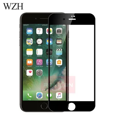 3D Full Cover Tempered Glass On iPhone 7 8 Plus Screen Protector Film For iPhone 6 6s Plus 5 5s 5c