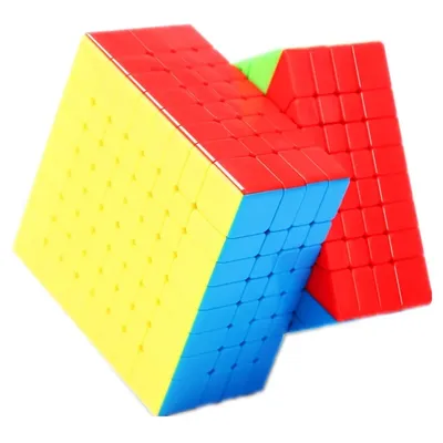 Moyu Meilong 8x8 Magic Speed Cube aufkleber lose profession elle Zappel Spielzeug Meilong 8 8x8 Cubo Magico Puzzle Image