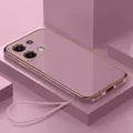 Placcatura Custodia morbida in silicone per OPPO Reno 12 11 10 Pro 9 8 7 6 5 4 Lite 3 11F 2F 4Z 5Z