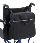 Borsa per sedia a rotelle Shopping Portaoggetti per mobilità Maniglia nera per scooter Walker Borse
