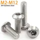 M2 M3 M4 M5 M6 M8 M10 M12 304 Acciaio inossidabile Testa tonda a testa cilindrica Esagonale Vite a