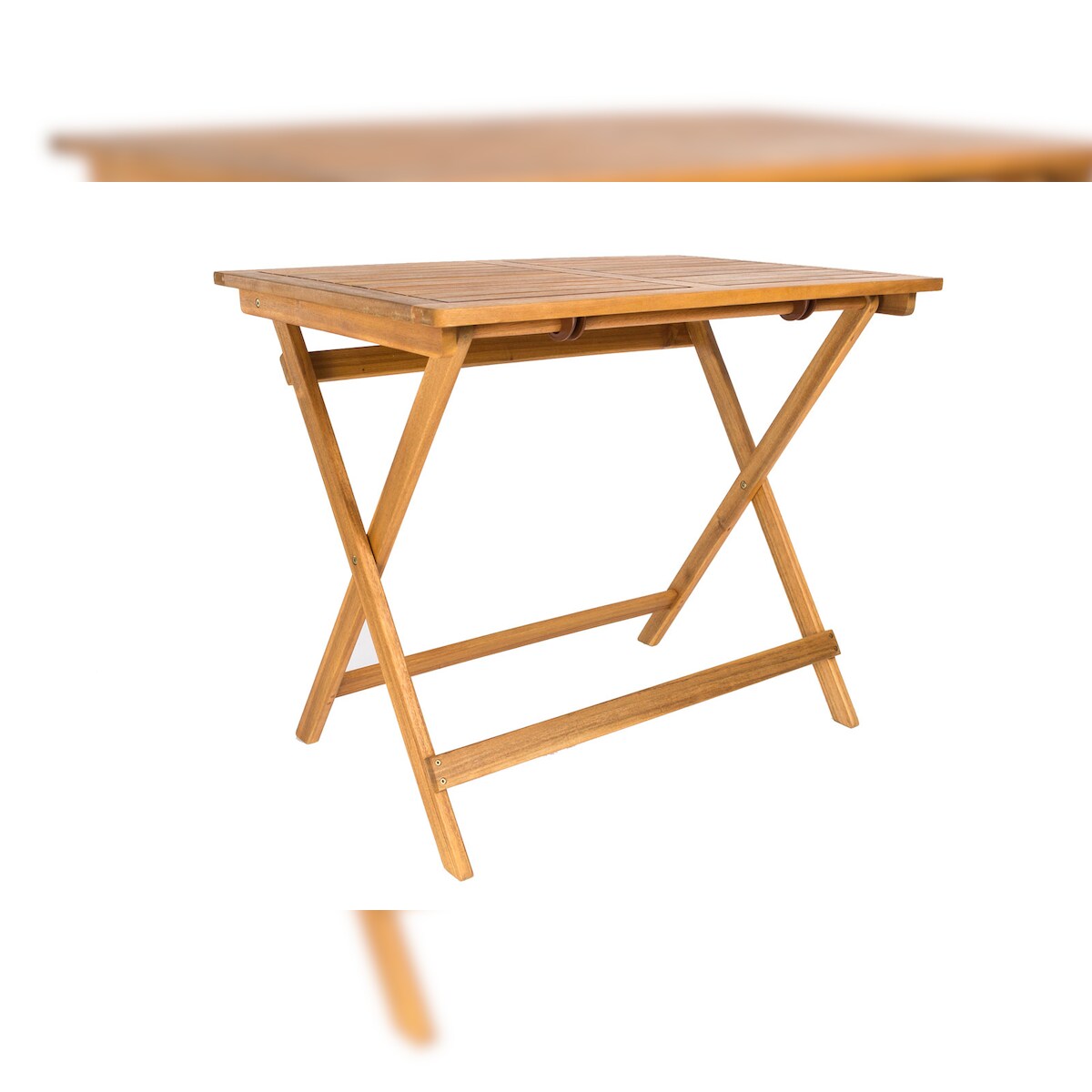 Balkontisch Akazie 80 x 60 cm Klapptisch SKARA Image