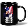 Trump Fight Mug Tentativo di assassinio sulla tazza dell'incidente del raduno di Trump, supporto Trump 2024, tazza elettorale Trump, merce di Trump