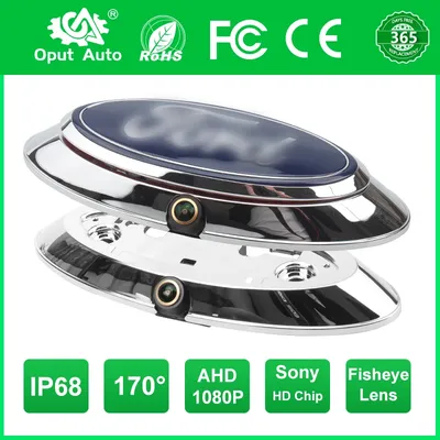 CCD AHD 1080P 170° Car Badge Logo Rear View Reverse Backup Camera For Ford Ranger T6 T7 T8 XLT Edge F-150 F-250 F-350 Explorer
