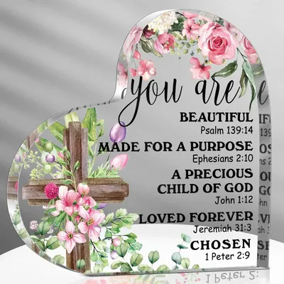 1pc Gifts for women, inspirational gifts, paperweight keepsakes, prayer room decorations