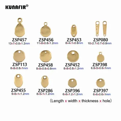 Ordinary polishing Golden color with Laser engraving logo Tags Stainless steel Labels jewelry tab