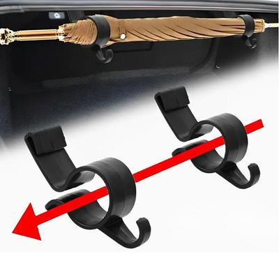 Versatile Car Trunk Umbrella Holder Durable Plastic Hook for Easy Storage Organization Umbrella Towel Holder