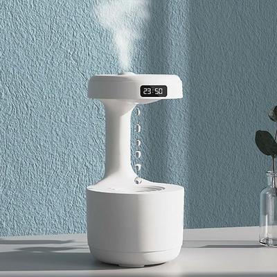 Humidifier home office desktop water dispenser super visual creative black technology reverse flow anti gravity water Drip humidifier