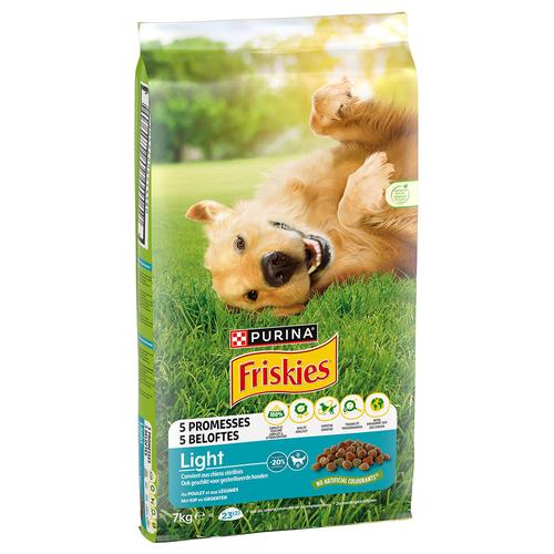 7kg Light Hund Sterilized mit Huhn und Gemüse Purina FRISKIES Hundefutter trocken