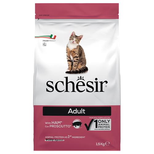 1,5kg Schesir Cat Original mit Schinken Katzenfutter trocken