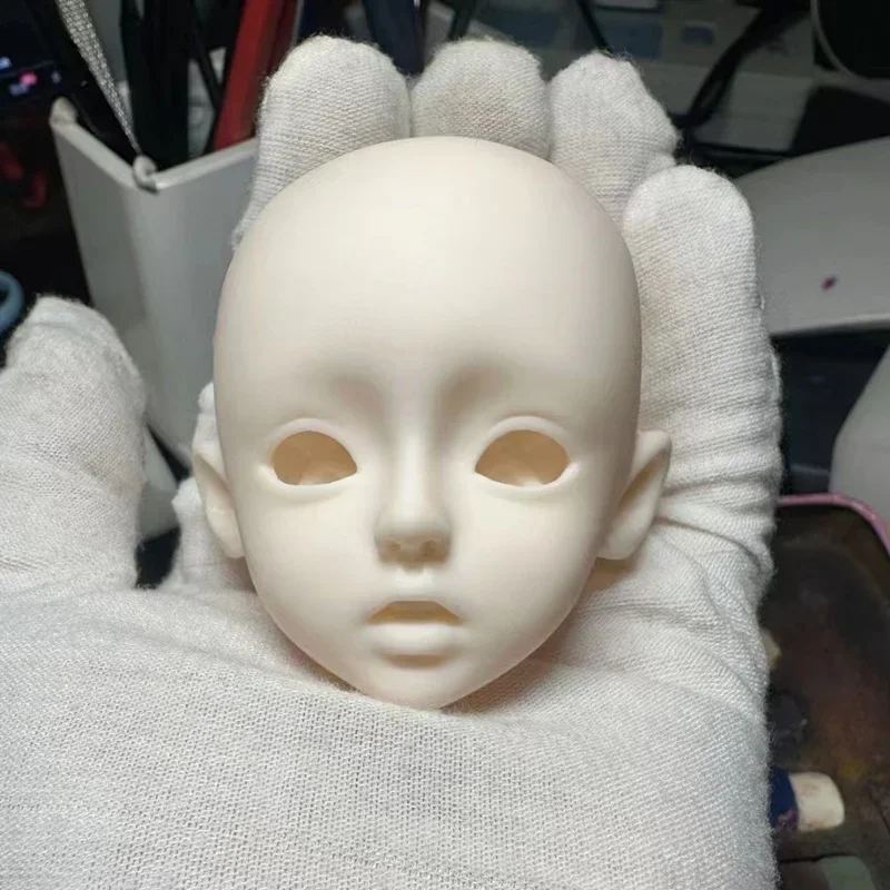 1 Stück offener Kopf für 28 cm große Mädchenpuppe 1/6 BJD weiße Haut ohne Make-up DIY-Spielzeug