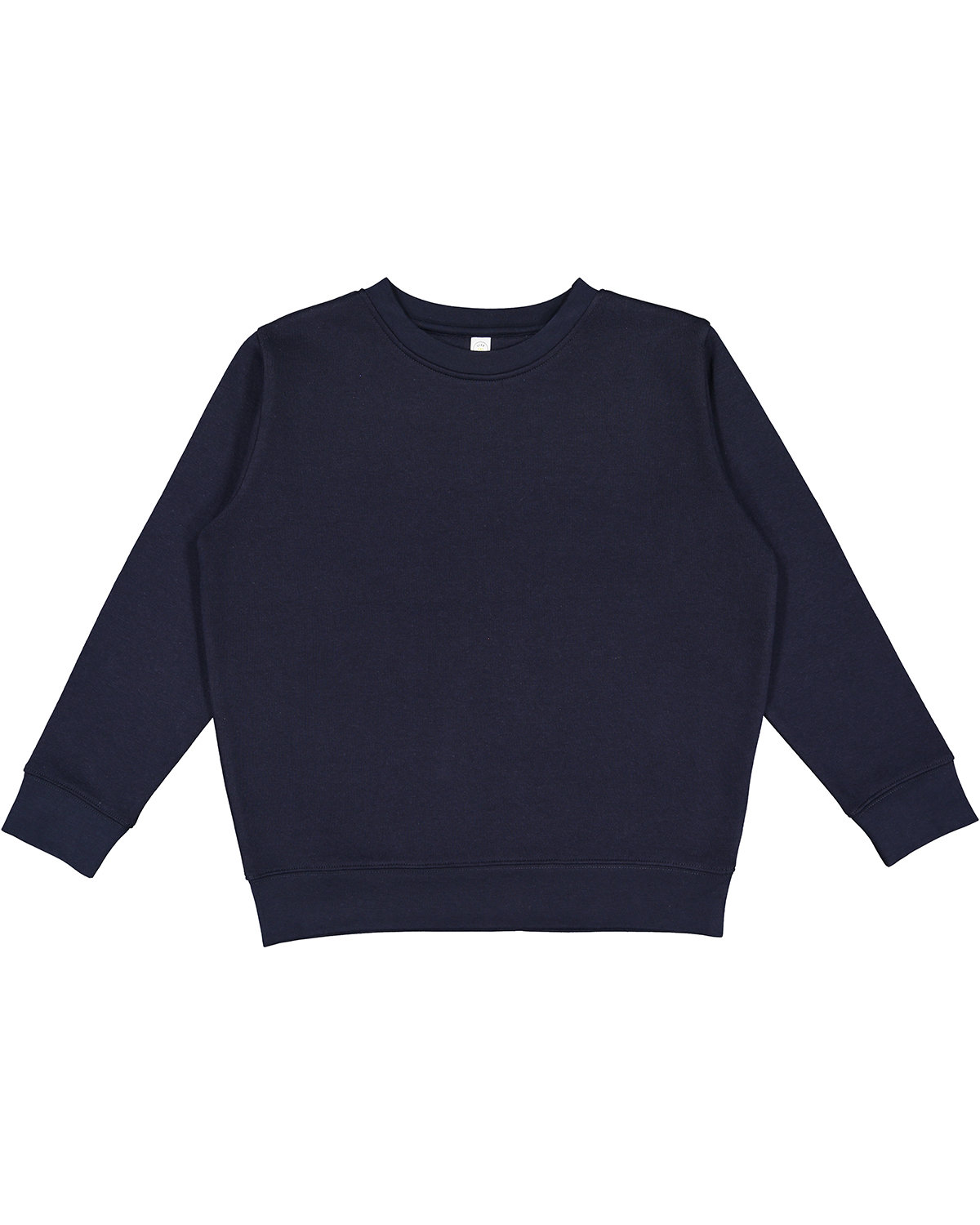 LAT L2225 Youth Fleece Sweatshirt in Navy Blue size Large | Cotton/Polyester Blend 2225LA, 2225