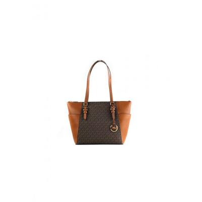 Michael Kors Charlotte Handtasche Tote - Braune Signatur