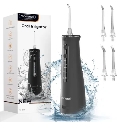 Mornwell F32 Oral Irrigator Dental Teeth Whitening Home Appliance Sonic Water Flosser 260ML Tank