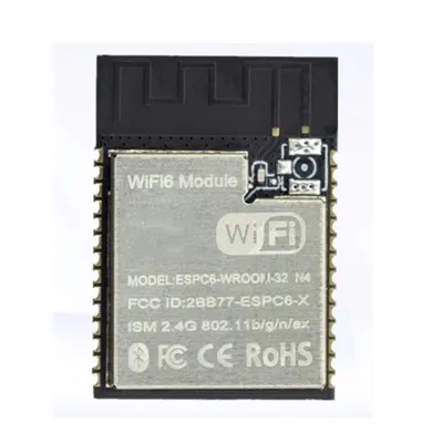 ESP32-C6-WROOM Module Espressif AIoT,WiFi4 Wi-Fi 6 in 2.4 GHz band, Bluetooth 5, Zigbee 3.0 and