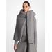 Michael Kors Cashmere Sweater Scarf Grey One Size