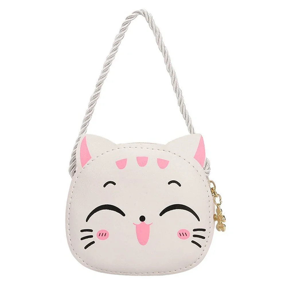 Mädchen kawaii Umhängetasche Cartoon Katze Mode Geldbörse lässig Mini Geldbörse kompakte Kinder tägliche Taschen