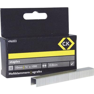 C.K 496003 Tackerklammern Typ 140 1000 St. Abmessungen (L x B) 10 mm x 10.5 mm