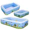 Piscine gonflable carrée pliable pour enfants, jolie piscine gonflable pour la famille, peu