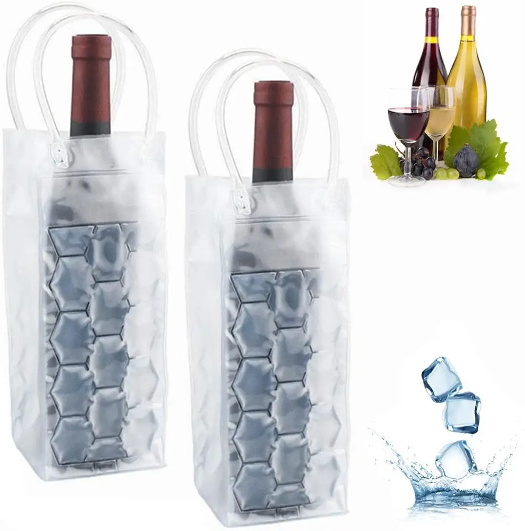 Support de sac à vin glacé, refroidisseur de bière à Champagne, support de verre à vin, boîte de whisky, refroidisseur de boisson, refroidisseur de Gel, accessoires de Bar
