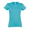 SOLS Imperial Damen T-Shirt, Kurzarm, Rundhalsausschnitt (Atollblau)
