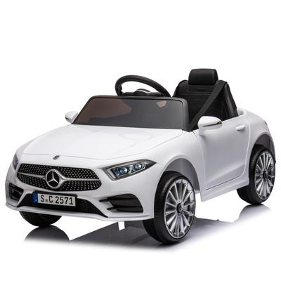 12V Kids Ride On Car, Mercedes-Benz CLS 350, Remote Control, Four Wheel Suspension, Power Display, Music, LED Lights, MP3