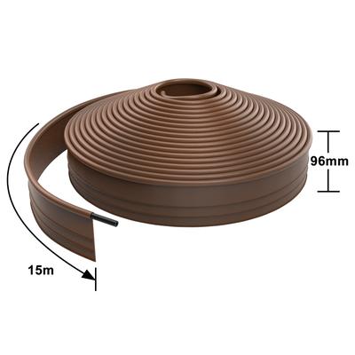 TEMU Froadp Edging Plastic Lawn Edging Flexible Garden Edging Mowing Garden 9.6 Cm High Image